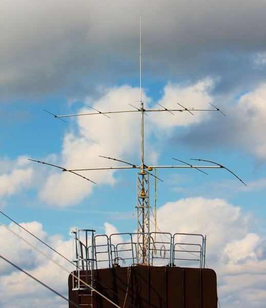 70 cm GP, 6m yagi och HF-beam